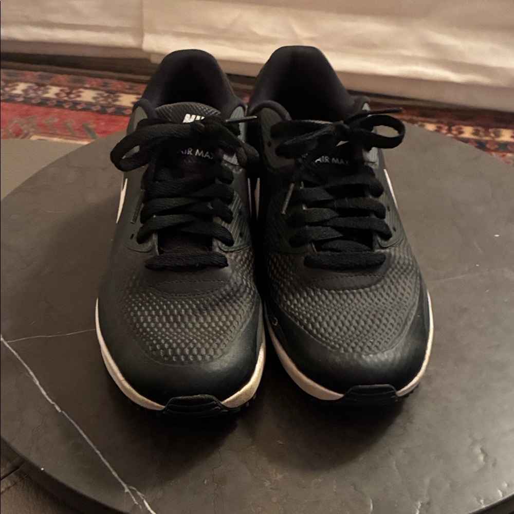 Nike Air Max Men's Black and White Athletic Shoes